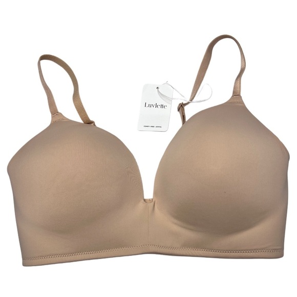 SHEIN LUVLETTE Dream Curve Support+ Wireless T-Shirt Bra – Size 34D/34DD - Picture 1 of 7